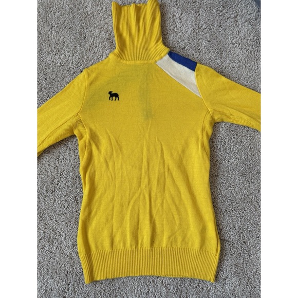 L.A.M.B. Sweaters - VTG l.a.m.b. sweater fall 2008 yellow Turtleneck Long Sleeve Size XS Women's Y2K